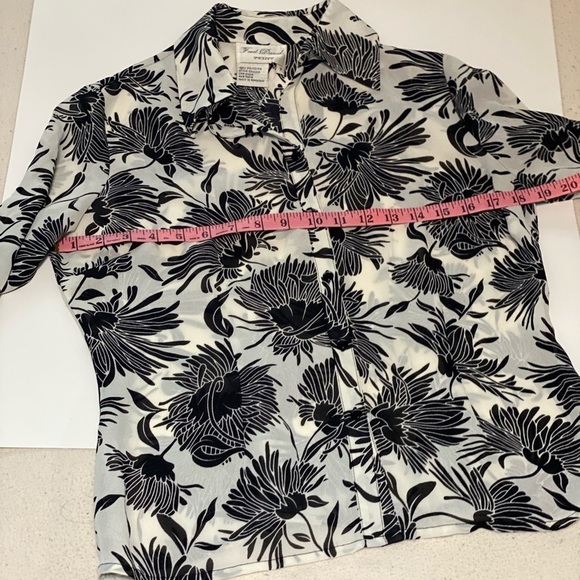 Fred David Women's Blouse size 8P Vintage - Picture 3 of 10